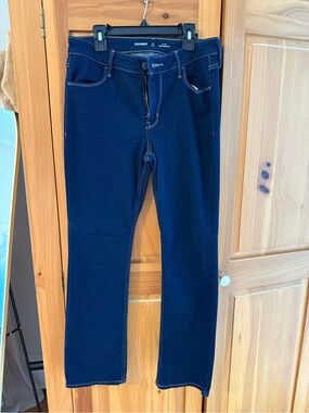 Old Navy Women's Navy Straight-Leg Jeans